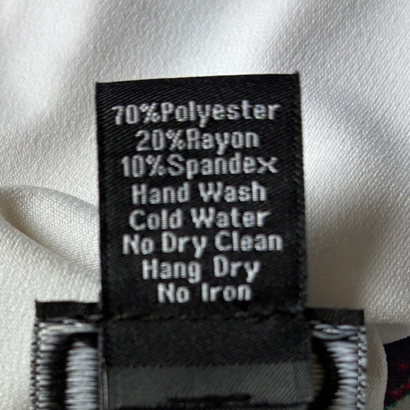 Clara Sun Woo Multicolored Floral Blouse With Knot Tie XL - Picture 3 of 6